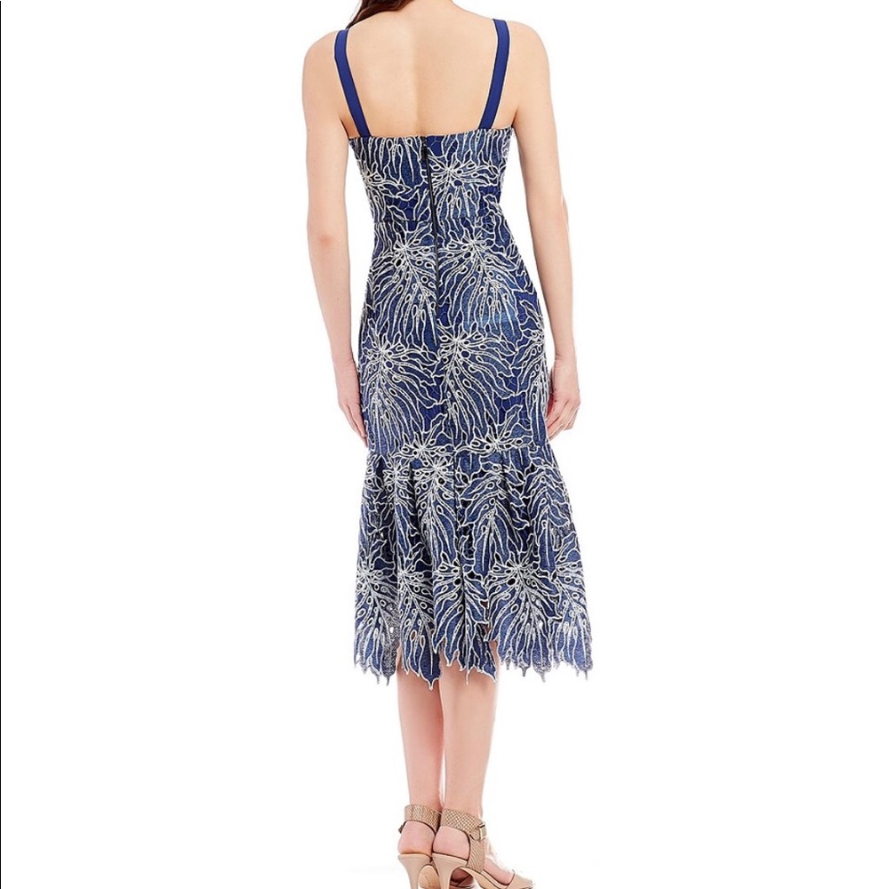Antonio Melani Ivor Two Tone Lace Midi Dress